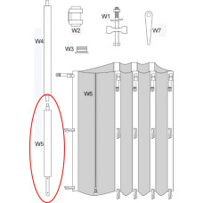 Zipro Dolny słupek stelaża siatki do trampoliny 12FT/374cm