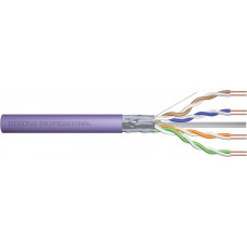 Digitus DIGITUS Installation cable cat.6 F/UTP Dca solid wire AWG 23/1 LSOH 500m violet reel