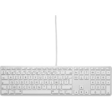 LMP Klawiatura LMP Large Font USB Keyboard 110 keys wired USB keyboard with 2x USB and aluminum upper cover - French AZERTY