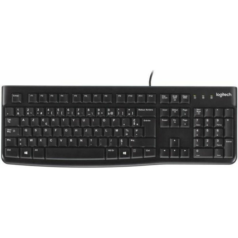 Logitech Клавиатура Logitech K120 Чёрный французский AZERTY