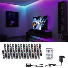 Paulmann Taśma LED Paulmann Kompletny zestaw taśma DYNAMIC LED RGB+10,5W 5M IP20 60LED/m 15VA 230V/12V DC biały / tworzywo sztuczne