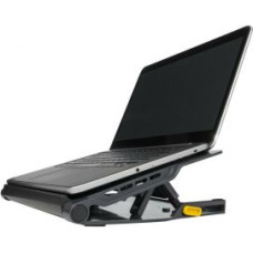 Targus Stand | Chill Mat with 4 USB-A Port Hub - for up to 16-inch Laptops | Black/Grey