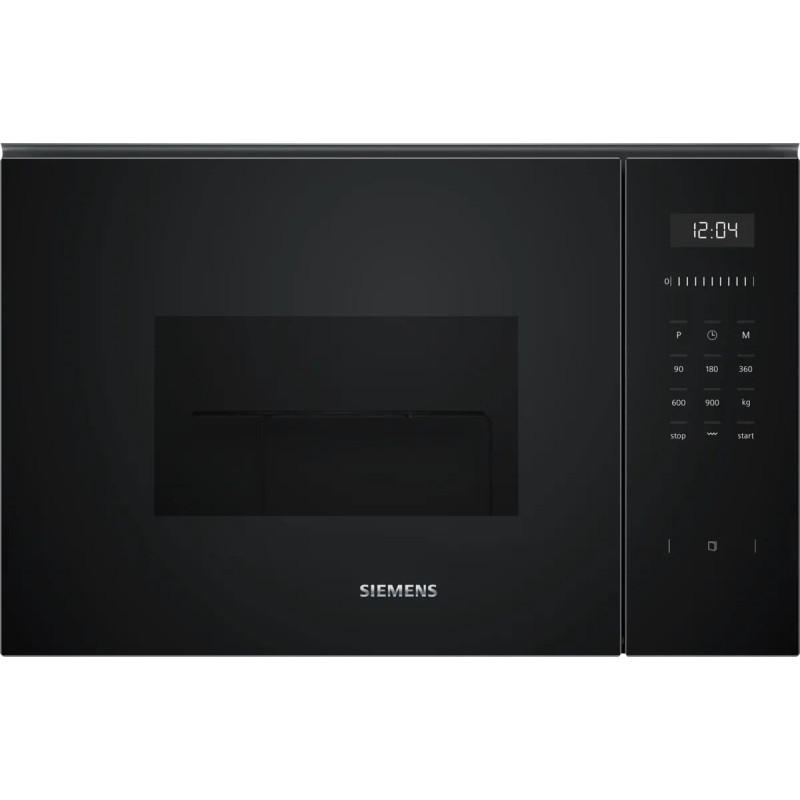 Siemens iQ500 BE555LMB1, Built-in, Grill microwave, 25 L, 900 W, Built-in display, LED