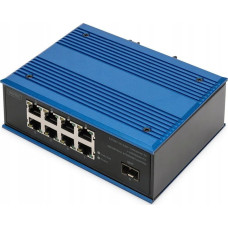 Digitus Switch Digitus DIGITUS Switch Ind. 8-Port Gigabit Unmanaged blau