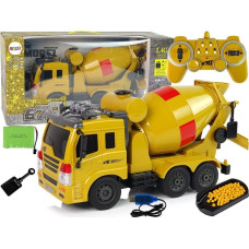 Leantoys Betoniarka Zdalnie Sterowana 2,4G Obrotowa Gruszka 1:20 Akcesoria