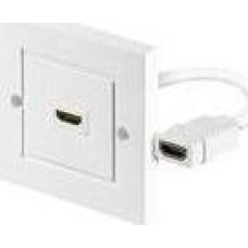 Microconnect Kabel MicroConnect HDMI wall socket 1 port white - HDMWALL1