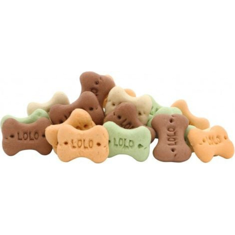 Lolo Pets Classic Ciastka - Kości mix S - 17 kg