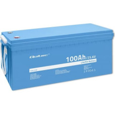 Qoltec LiFePO4 battery 25.6V, 100Ah, 2560Wh,BM