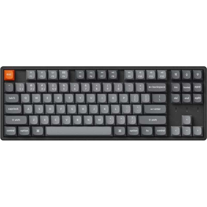 Keychron K8 Max RGB Brown Switch Wireless Keyboard (Black) [K8M-J3].