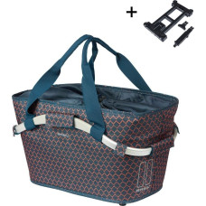 Basil Torba na bagażnik BASIL FLAIR CARRY ALL REAR BASKET, MIK z adapterem do mocowania, 22L, Wodoodporna, Navy (NEW 2025)