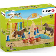 Schleich Figurka Schleich Trening zręcznościowy dla kuców