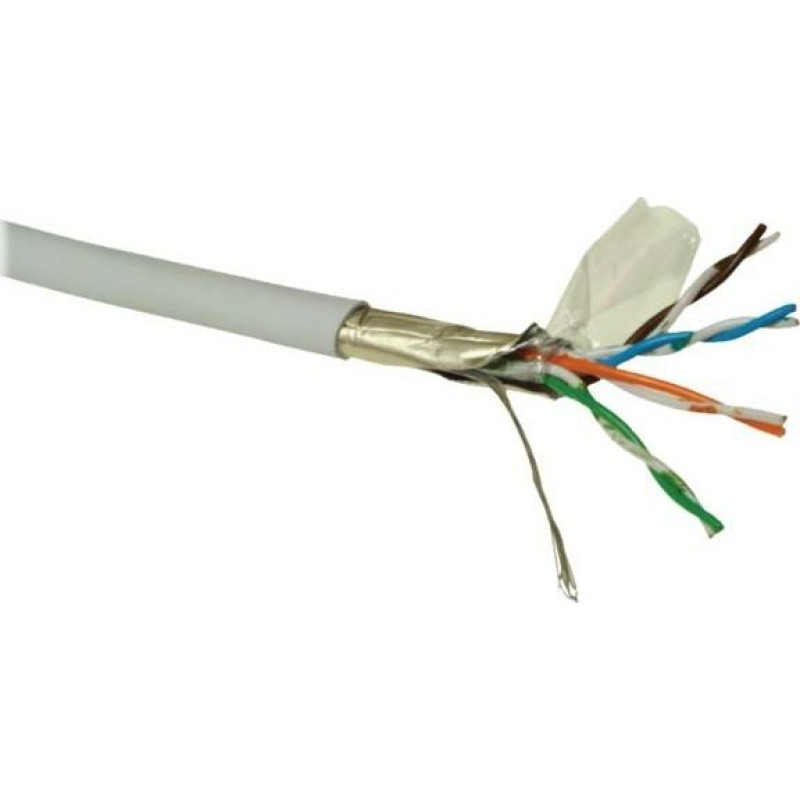 Solarix Kabel instalacyjny Solarix FTP, Cat5E, prosty, PVC, puszka 305m SXKL-5E-FTP-PVC-GY