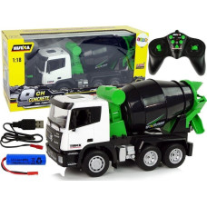 Leantoys Betoniarka Zdalnie Sterowana 1:18 Czarna Huina 2,4G Obrotowa Gruszka