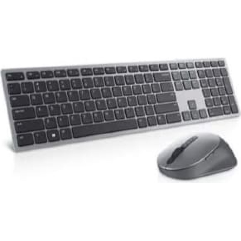 Dell Premier Multi-Device Keyboard and Mouse   KM7321W Wireless, Batteries included, US, Titan grey