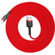 Baseus Baseus Cafule Cable durable nylon cord USB / Lightning QC3.0 2A 3M red (CALKLF-R09)