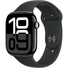 Apple Watch Series 10 GPS 42mm Jet Black Alu Case, Midnight Black Sport Band M/L EU MWWF3