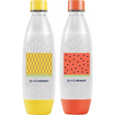 Sodastream Gėrimų gazavimo aparato SodaStream vandens buteliai Fuse, 1l, 2 vnt, arbūzas/ananasas
