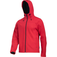 Lahti Pro KURTKA SOFTSHELL Z KAPT. CZERWONA, 