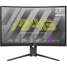 MSI Monitor 27 inches MAG 275CQRXF LED/QHD/Curved/240Hz/black