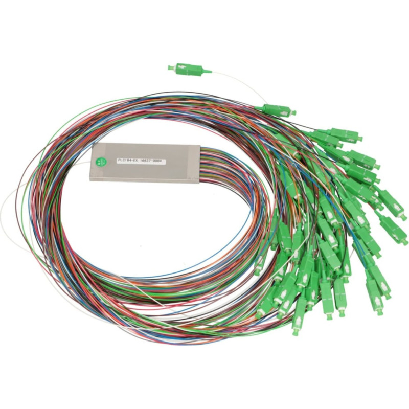 Extralink EXTRALINK 1:64 PLC SPLITTER SC/APC 900UM 1.5M STEEL BOX
