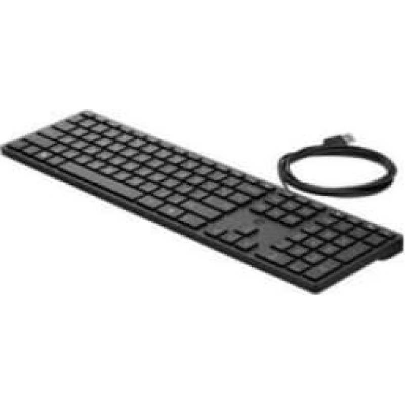 HP HP 320K USB Wired Keyboard - Black - EST