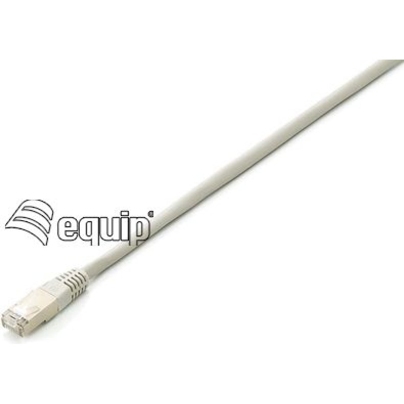 Equip Patchcord Cat6a, S/FTP, 10m, szary (605606)