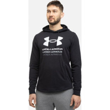 Under Armour Bluza męska Under Armour UA Rival Terry Graphic Hoodie czarna 1386047 001 2XL