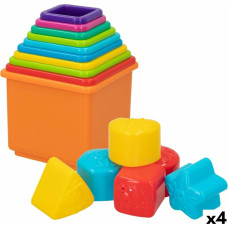 Playgo Складываемые кубики PlayGo 16 Предметы 4 штук 10,5 x 9 x 10,5 cm