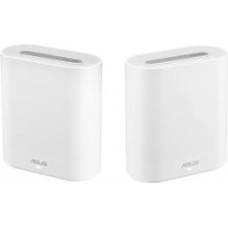 Asus Wifi 6 802.11ax Tri-band Business Mesh System  EBM68 (2-Pack) 802.11ax, 4804 Mbit/s, 10/100/1000 Mbit/s, Ethernet LAN (RJ-45) ports 3, MU-MiMO No, No mobile broadband, Antenna type Internal, White