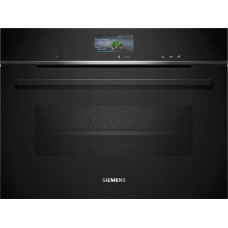 Siemens Piekarnik Siemens Piekarnik kompaktowy Siemens iQ700 z parowarem CS736G1B1 60 x 45 cm Czarny