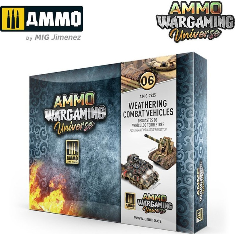 Vallejo Ammo: Wargaming Universe 06 - Weathering Combat Vehicles - Postarzanie pojazdów bojowych