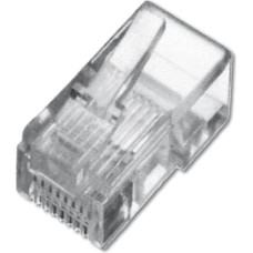 Digitus A-MO 8/8 SR Modular Plug, for stranded Round Cable, 8P8C unshielded, CAT 5e, RJ45