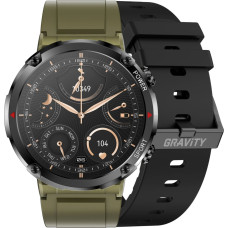 Gravity Smartwatch Gravity Zegarek męski SMARTWATCH GRAVITY GT21-7 khaki/khaki/BK