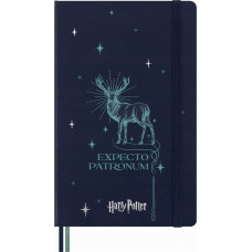 Moleskine Notatnik MOLESKINE Harry Potter Patronum 2024, 13x21cm, w linie, edycja limitowana