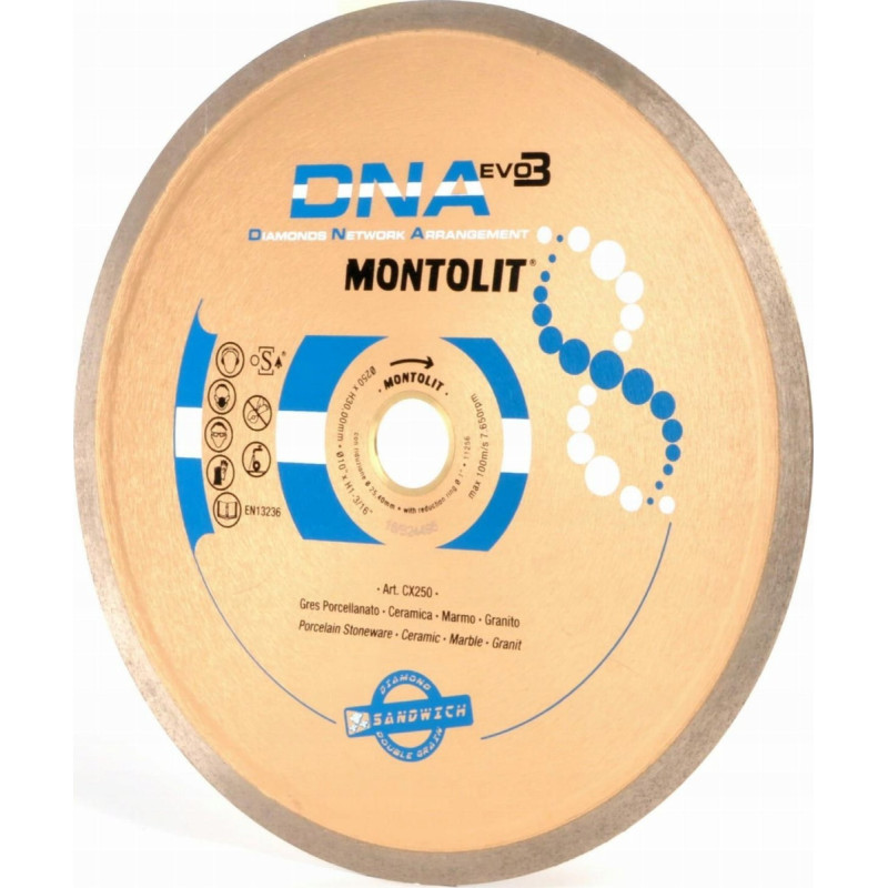 Montolit MONTOLIT TARCZA DIAMENTOWA 250mm CX250