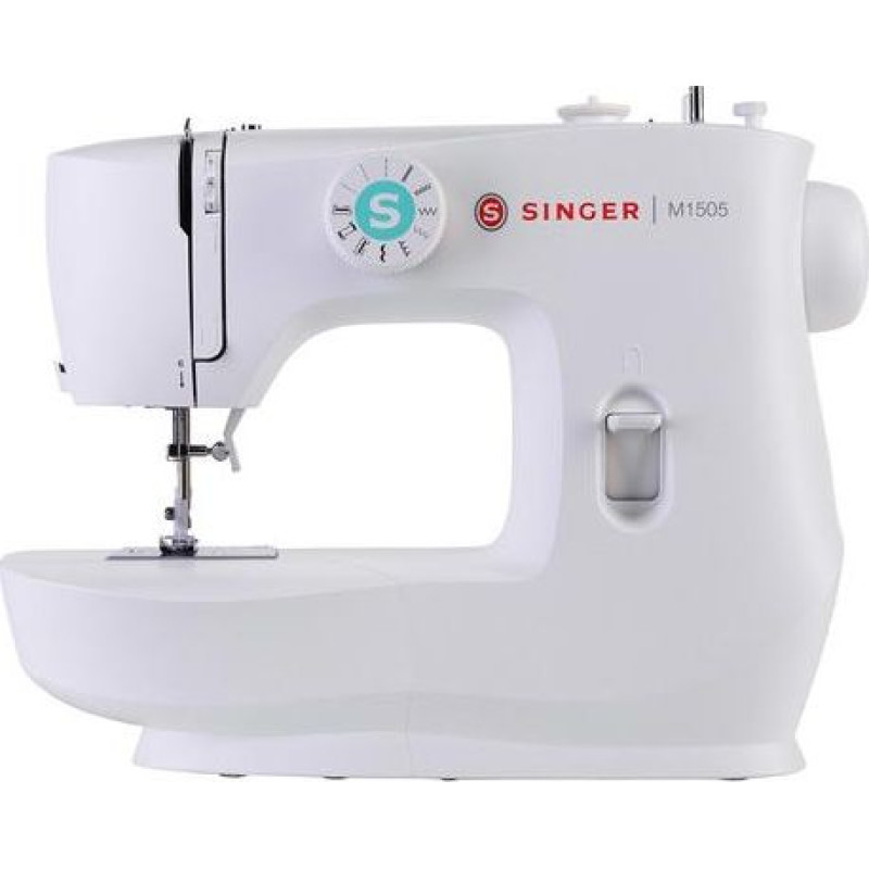 Singer Sewing Machine M1505 Number of stitches 6, Number of buttonholes 1, White