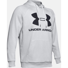 Under Armour Bluza męska Rival Fleece Sportstyle Logo Hoddie szara r. S (1345628 014)