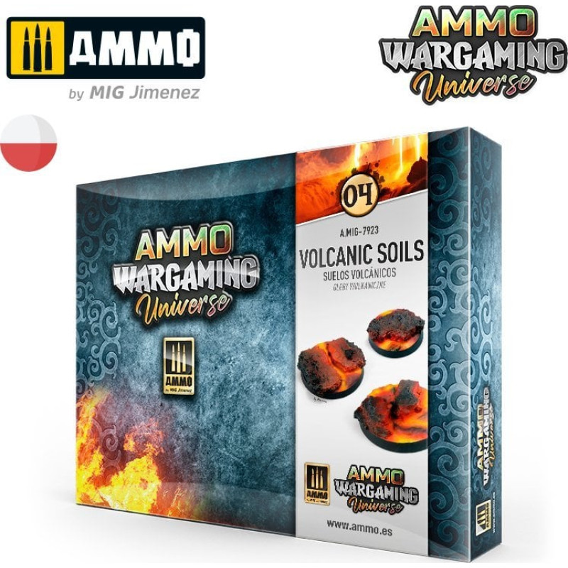 Vallejo Ammo: Wargaming Universe 04 - Volcanic Soils - Gleby wulkaniczne