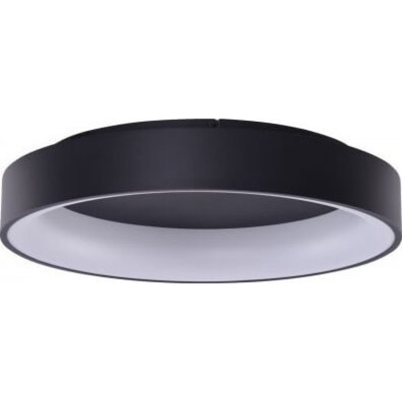 Azzardo Lampa sufitowa Azzardo Sufitowa lampa pokojowa Solvent LED 42W na pilota czarna