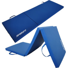 Marbo Sport MATERAC GIMNASTYCZNY SKŁADANY 180x60x5CM NIEBIESKI ENERO FIT