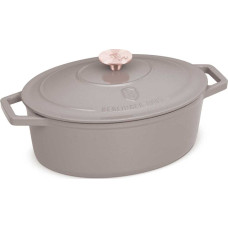 Berlinger Haus EMALIOWANA BRYTFANNA ŻELIWNA 30cm BERLINGER HAUS BH-6541 TAUPE