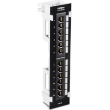 Triton Patch panel TRENDnet TC-P12C6V, 12-portowy, naścienny, nieekranowany Cat.6