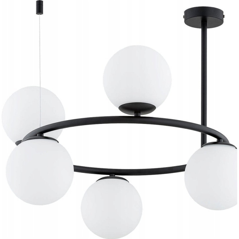 Alfac Lampa sufitowa Alfac Alfa Ringo 63257 plafon lampa sufitowa 5x10W E14 czarny/biały