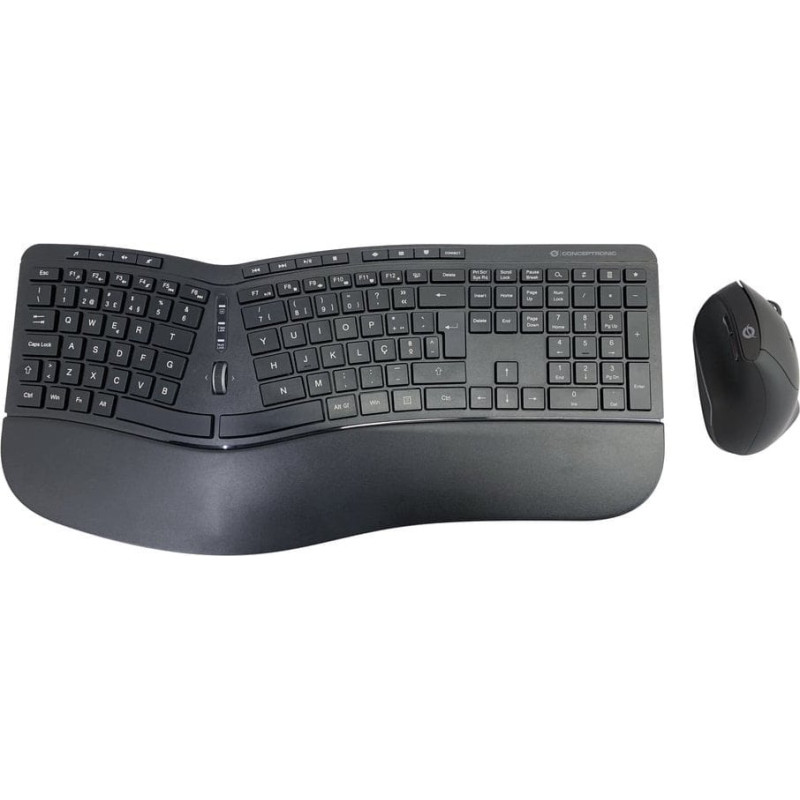 Conceptronic Klawiatura + mysz Conceptronic CONCEPTRONIC Wireless Keyboard+Mouse,ergo,Layout portugie.sw