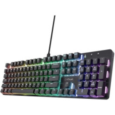 Trust GXT 871 Zora keyboard Gaming USB QWERTY US English Black