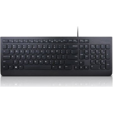 Lenovo Klawiatura Lenovo Lenovo Essential Wired Keyboard Wired via USB-A, Keyboard layout Lithuanian, Black