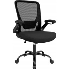 Songmics Krzesło biurowe Songmics Krzesło Biurowe, Krzesło Biurowe, Krzesło Obrotowe Z Siatki, Ergonomiczne Krzesło Komputerowe, Podparcie Lędźwiowe, Oscylacyjne