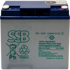 Solarix Akumulator AGM SBL22-12HR 12V22Ah M5 Mocowy