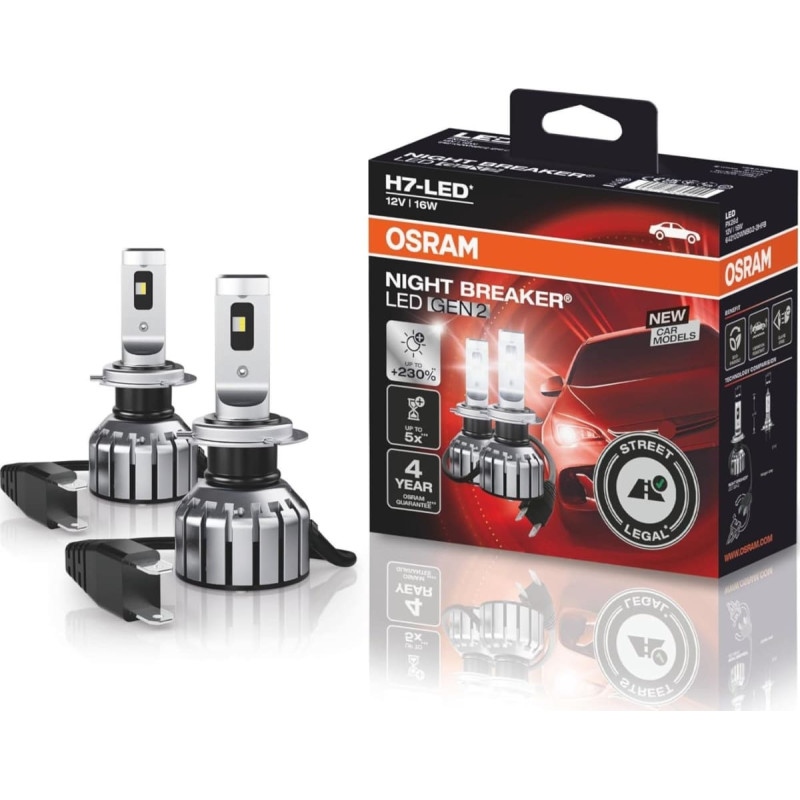 Osram Led HL H7 Nowe Homologacja Gen 2