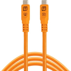 Tether Tools кабель USB-C - USB-C TetherPro Optima 10G 3 м, оранжевый